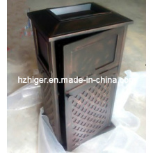 Cubo de basura, cubo de basura de aluminio, cubo de basura